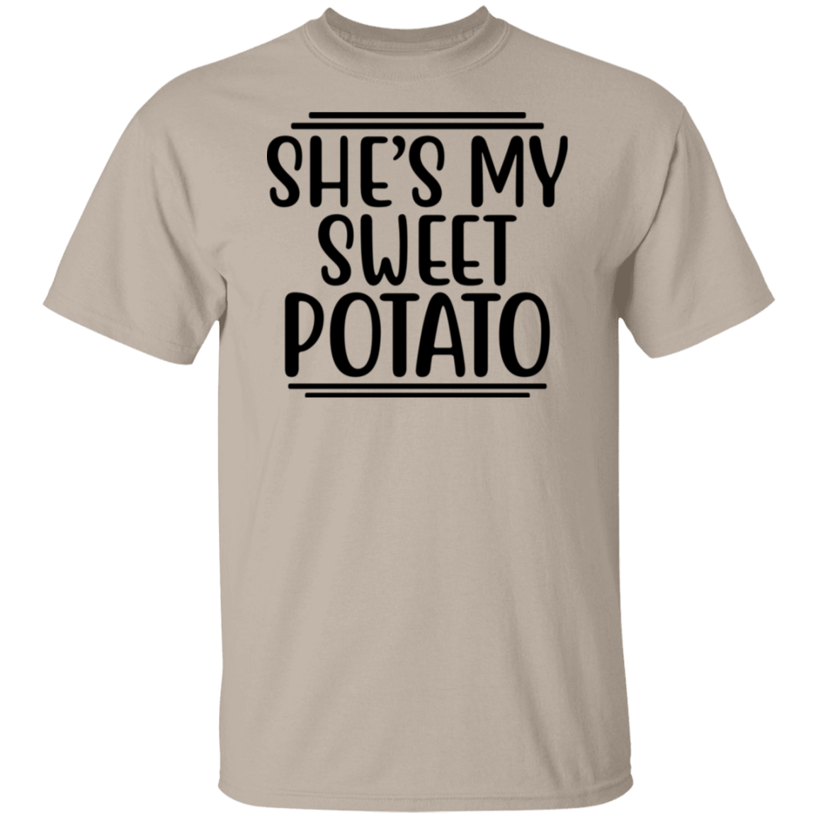 She's My Sweet Potato Blk Unisex Tee