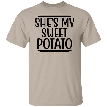 She's My Sweet Potato Blk Unisex Tee