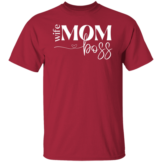 Wife Mom Boss 2 Unisex Tee