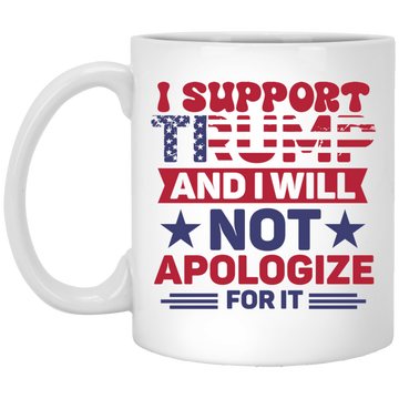 Trump Support 11oz White Mug