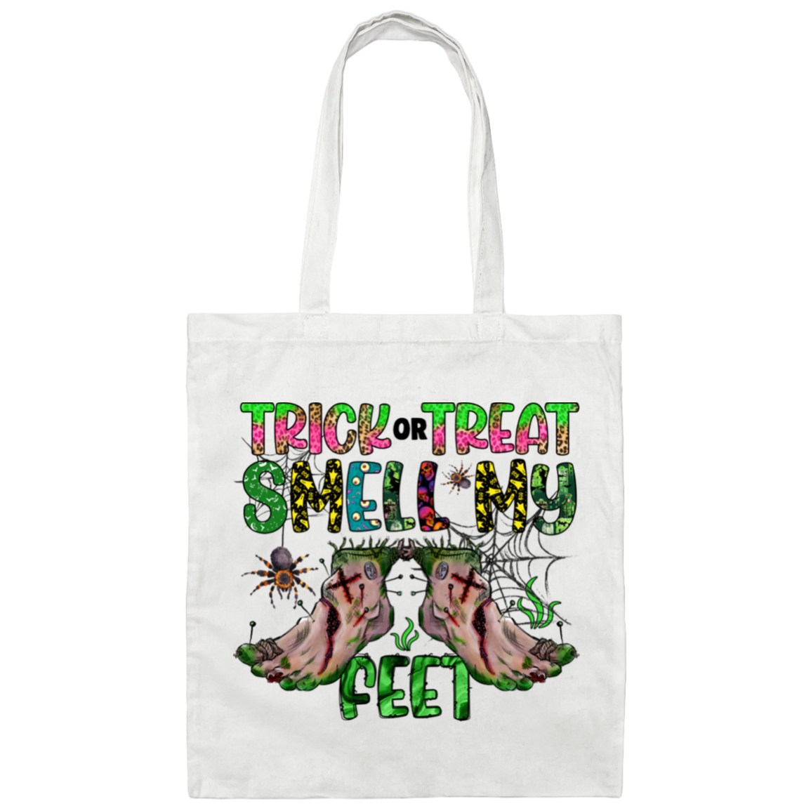 Smell My Feet Canvas Tote Bag