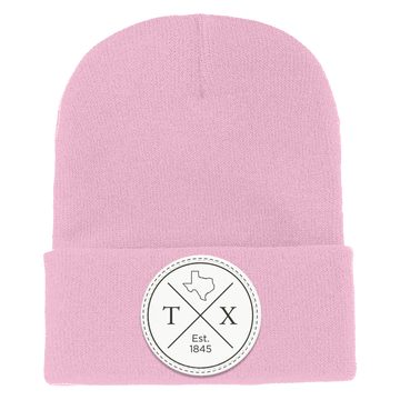 Texas X Adult Cuffed Knit Beanie