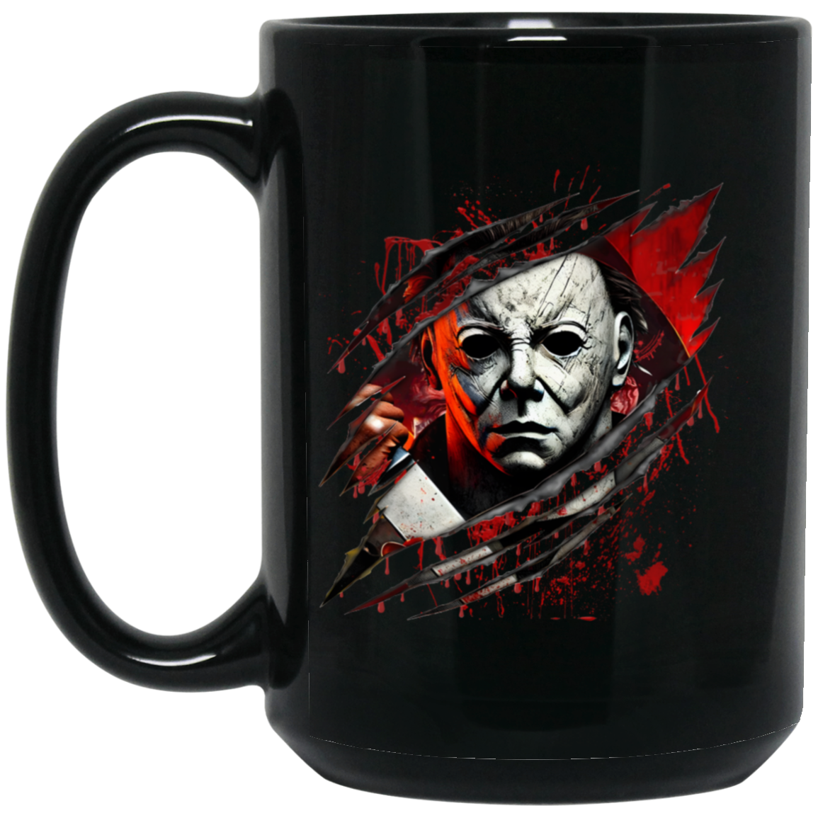 Creepy Mike 15oz Black Mug