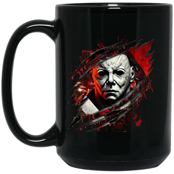 Creepy Mike 15oz Black Mug