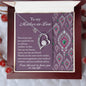 Mother-In-Law-Words Of Wisdom-Forever Heart Necklace