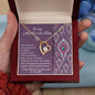 Mother-In-Law-Words Of Wisdom-Forever Heart Necklace