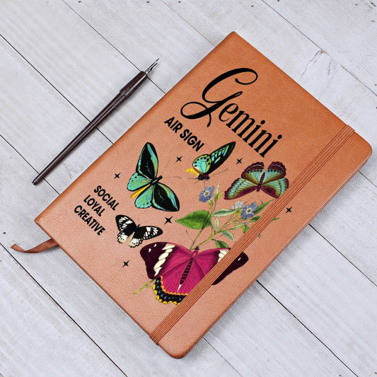 Gemini - Leather Journal