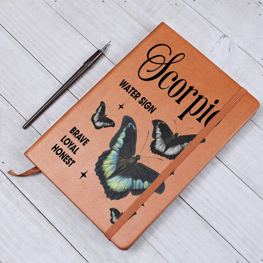 Scorpio - Leather Journal