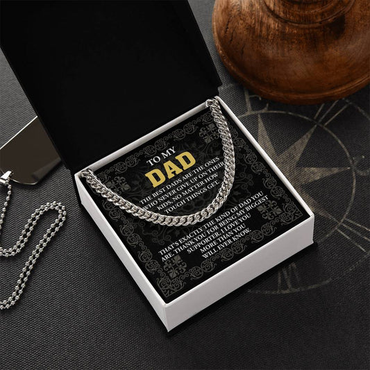 Dad-Kind Of Dad-Cuban Link Chain