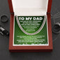 Dad - Superhero - Cuban Link Chain