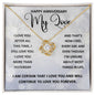 My Love-Still Love You-Love Knot Necklace