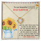 Daughter-The First Time-Love Knot Necklace