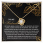 Soulmate-By Your Side-Love Knot Necklace