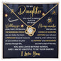 Daughter - Unique Place - Love Knot Necklace