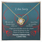 Sorry-Mistakes And Faults-Love Knot Necklace