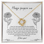 Sorry-Real Explanation-Love Knot Necklace