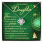 Daughter-My Angel-Love Knot Necklace