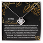 Soulmate-By Your Side-Love Knot Necklace