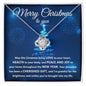 Merry Christmas-Your Heart-Love Knot Necklace