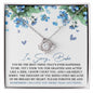 Sorry-More Than Anything- Love Knot Necklace