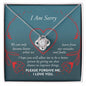 Sorry-Mistakes And Faults-Love Knot Necklace