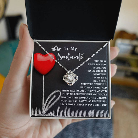 Soulmate-Forever With You-Love Knot Necklace