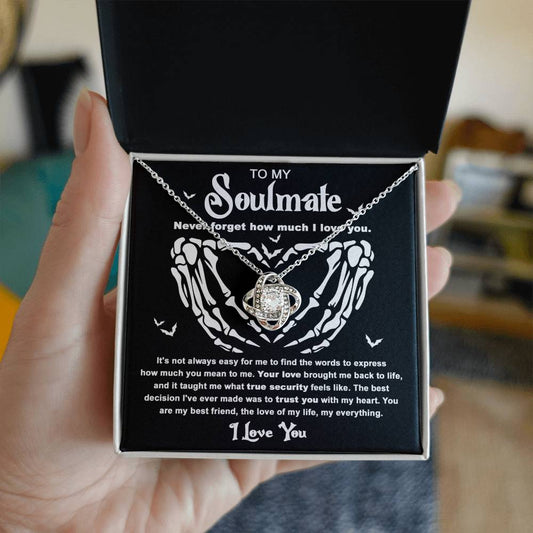 Soulmate-True Security-Love Knot Necklace