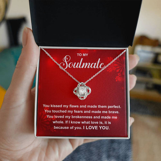 Soulmate-Because Of You- Love Knot Necklace