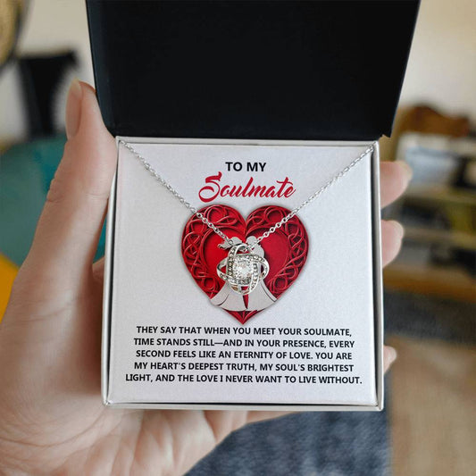 Soulmate-Deepest Truth-Love Knot Necklace