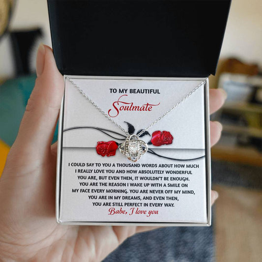 Soulmate-Every Morning-Love Knot Necklace