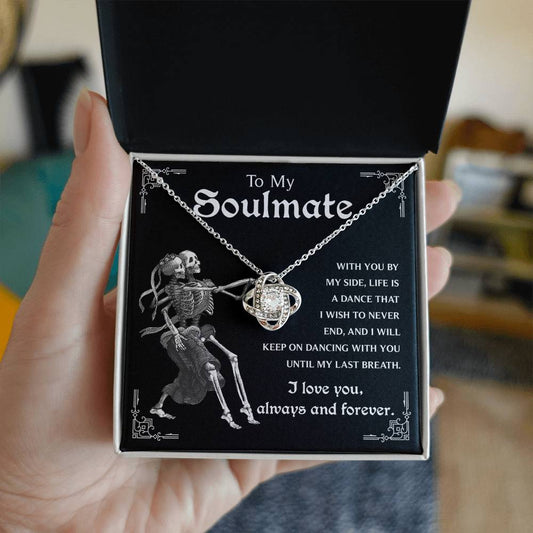 Soulmate-Keep On Dancing-Love Knot Necklace