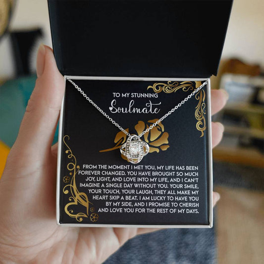 Soulmate-I Met You 2-Love Knot Necklace