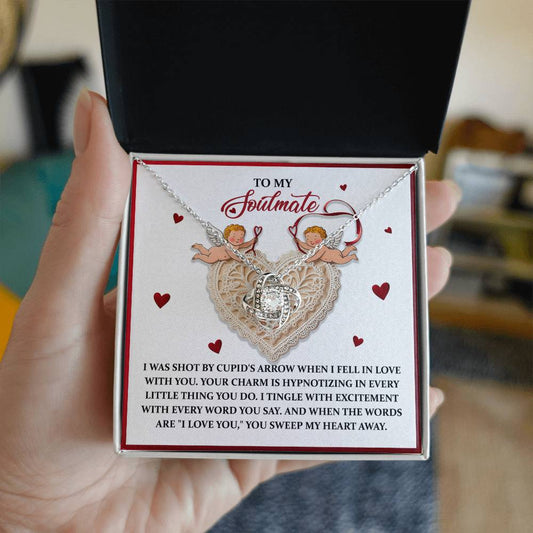 Soulmate-Sweep My Heart-Love Knot Necklace