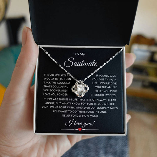 Soulmate - The Clock - Love Knot Necklace