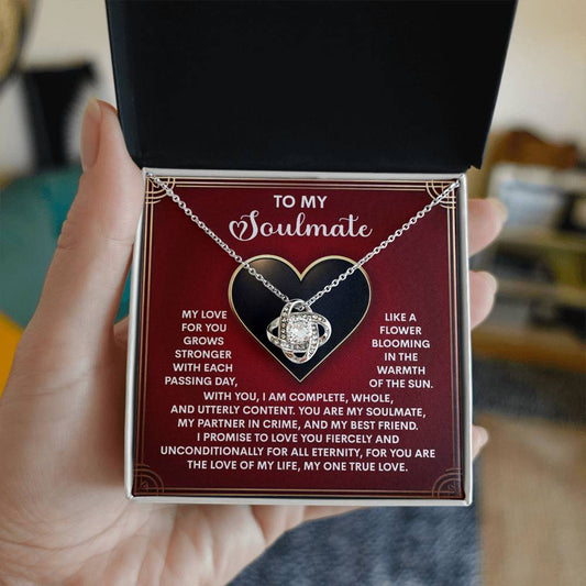 Soulmate-One True Love- Love Knot Necklace
