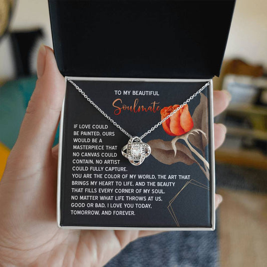 Soulmate-A Masterpiece-Love Knot Necklace