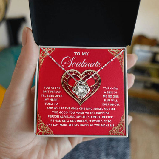Soulmate-The Only One-Love Knot Necklace