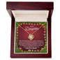 Daughter-Rule Your World-Love Knot Necklace