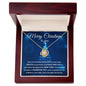 Merry Christmas-Your Heart-Love Knot Necklace