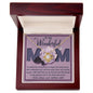 Mom-The Greatest Mom-Love Knot Necklace