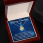 Merry Christmas-Your Heart-Love Knot Necklace