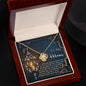 Mom-Love Is Mystery-Love Knot Necklace