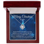 Merry Christmas-Your Heart-Love Knot Necklace