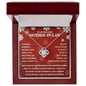 Mother-In-Law-Compassionate Woman-Love Knot Necklace