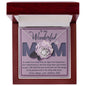 Mom-The Greatest Mom-Love Knot Necklace