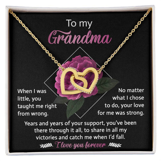 Grandma-Love For Me-Interlocking Hearts