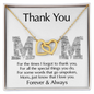 Mom-Thank You-Interlocking Hearts
