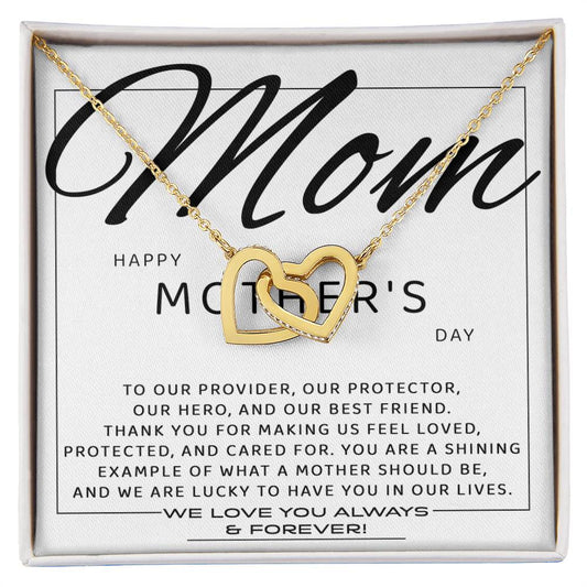 Mom-Our Best Friend-Interlocking Hearts
