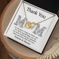 Mom-Thank You-Interlocking Hearts