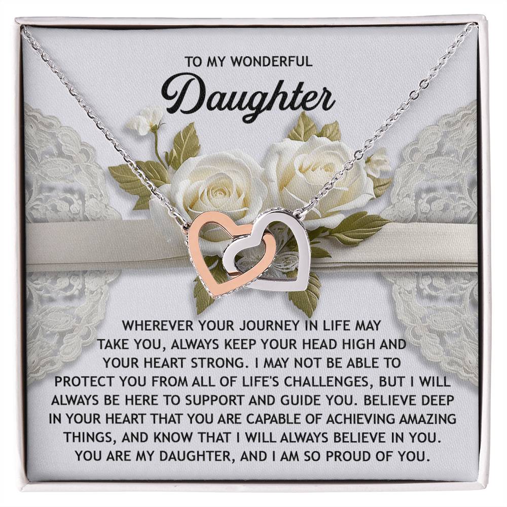 Daughter-Your Heart-Interlocking Hearts